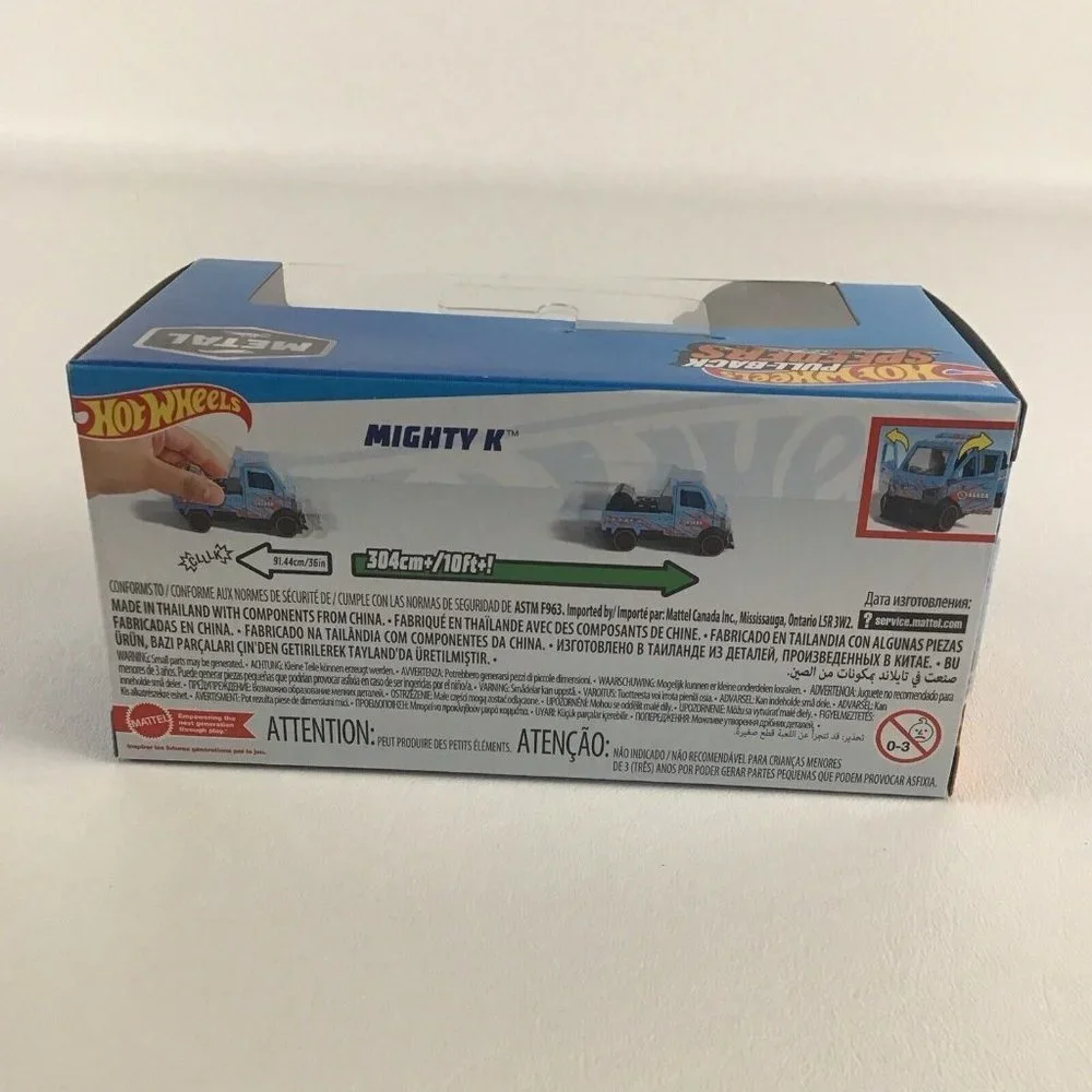 Hot Wheels Pull Back Speeders Mighty K Die Cast 1:43 Vehicle New 2023 Mattel